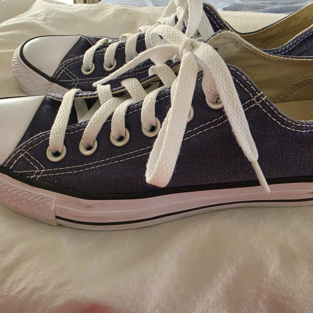 Converse Chuck Taylor All-Star Low Top Sneakers Blue Men‎ 5 Women 7 Iconic